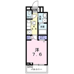 深野５丁目アパートＷＥＳＴの物件間取画像